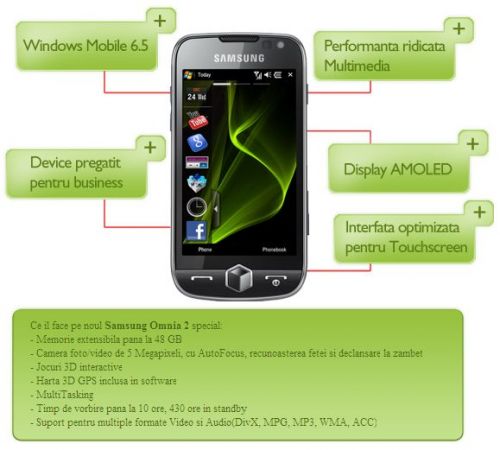 Cosmote iti ofera un Samsung Omnia II, pentru o recenzie!